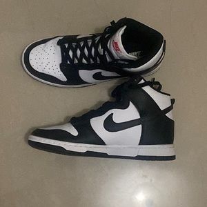 Wmns Dunk High 'Black White'